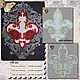 Fleur de Lis No. 4. Design for machine embroidery. Embroidery tools. Nata-xa. Online shopping on My Livemaster.  Фото №2