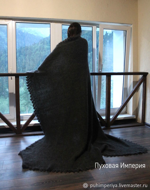 Пуховая шаль "Русское тепло" в интернет-магазине Ярмарка Мастеров по цене 40000 ₽ – P01C0RU | Шали, Воронеж - доставка по России