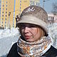 Валяная шляпка..Самая желанная. Шляпы. Наталья Литош (Alica69). Ярмарка Мастеров.  Фото №6