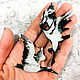 Brooch ' Crane black and white bird cranes white black'. Brooches. greenfox-23. Online shopping on My Livemaster.  Фото №2