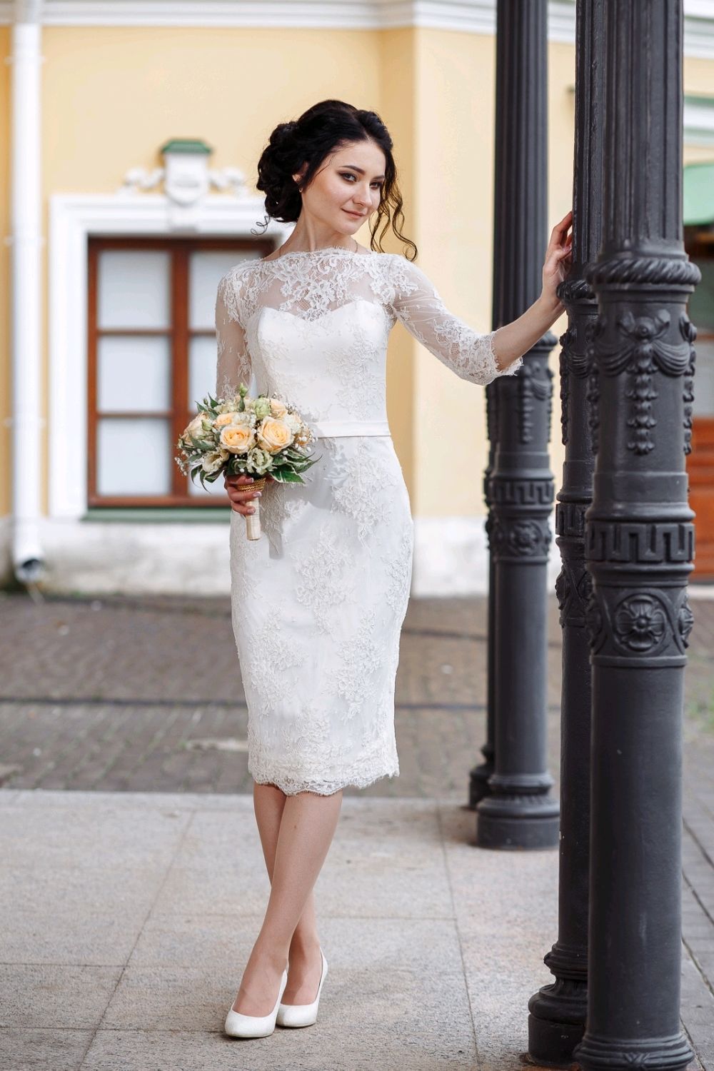 Классические платья на свадьбу невесте