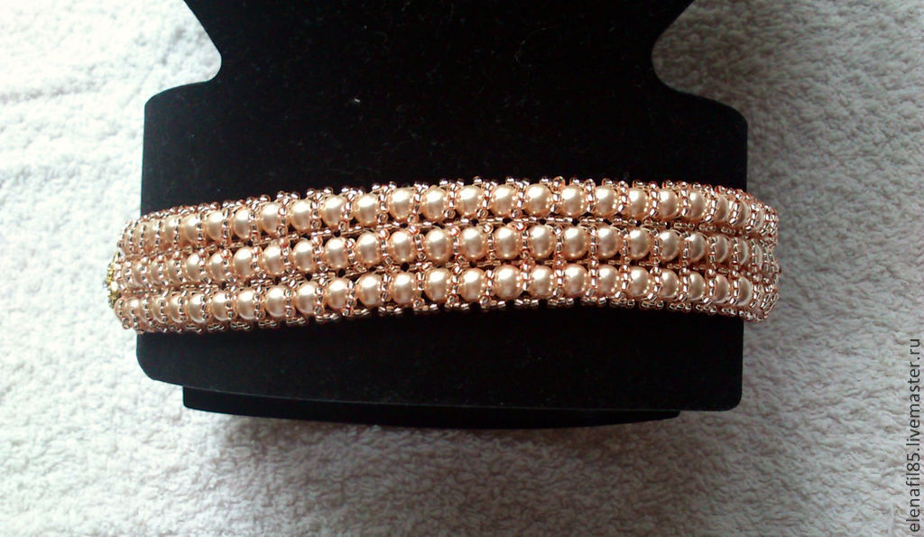 Bracelet pearl, Bead bracelet, Moscow,  Фото №1