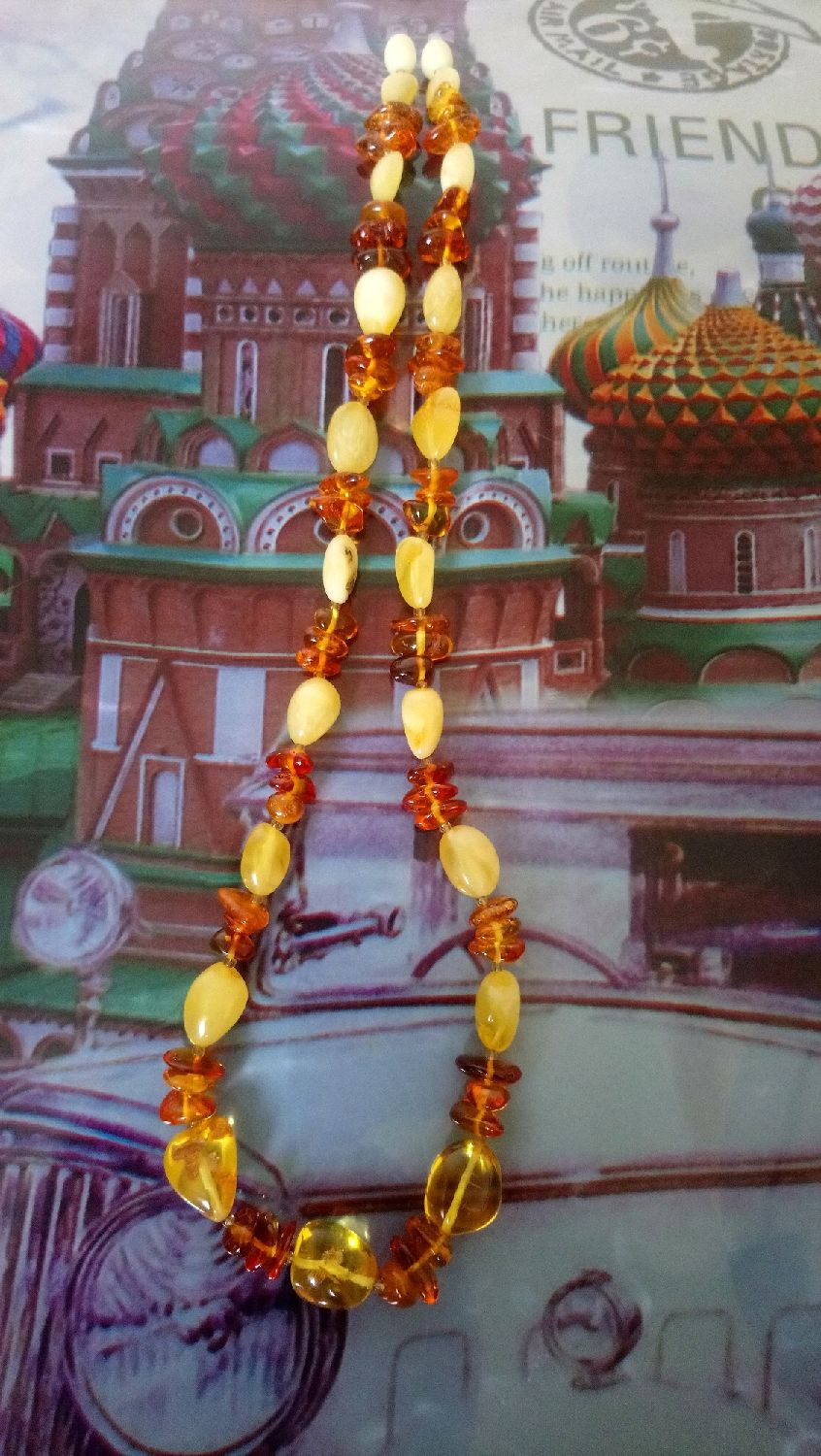 Бусы из Балтийского янтаря. Янтарные бусы купить в интернет-магазине ...