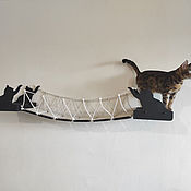 Зоотовары handmade. Livemaster - original item Wicker bridge for cats 