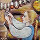  644. Расписная разделочная доска Хозяюшка. Грибы и травы. Утварь. Татьяна - шкатулки для души. Ярмарка Мастеров.  Фото №8
