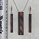 Set of stylish jewelry from the tree. Jewelry Sets. Wooden jewellery. My Livemaster. Фото №4