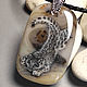 Gift idea. Author's decoration-Snow leopard (Snow Leopard) - damon, Pendant, Moscow,  Фото №1