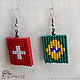 Order Football earrings. Mandarinka (mandarinka-rnd). Livemaster. . Earrings Фото №3