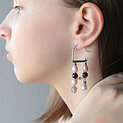 Украшения handmade. Livemaster - original item Double earrings 