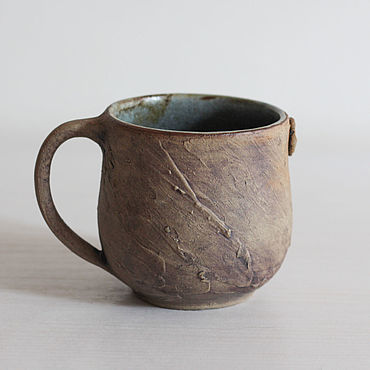 Посуда ручной работы. Ярмарка Мастеров - ручная работа Кружка «Скромница №2». Handmade.