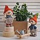 Order  Gnomes-gardeners. Yolochkini toys. Livemaster. . Toys Фото №3