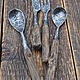 Stainless steel cultry. Spoons. haret fine crafts (haret). Online shopping on My Livemaster.  Фото №2