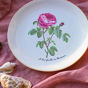 Посуда handmade. Livemaster - original item Vintage Porcelain Round Dish Porcelaine de Paris France. Handmade.