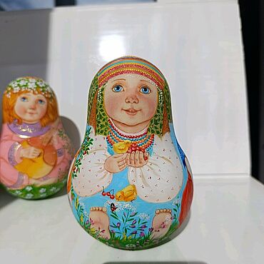 Русский стиль ручной работы. Ярмарка Мастеров - ручная работа Неваляшка. Handmade.