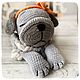 Пижамница Собачка Мопс : Плюшевый Мопс. Мягкие игрушки. Sunny_funny_gifts. Ярмарка Мастеров.  Фото №6