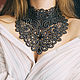 Choker necklace 'Deuza' Vologda lace. Necklace. Chest of gifts. My Livemaster. Фото №4