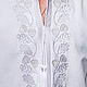 Вышиванка мужская Гром серебро. Народные рубахи. Etno Moda. Интернет-магазин Ярмарка Мастеров.  Фото №2