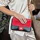 Python skin bag Black & Red. Classic Bag. exotiqpython. Online shopping on My Livemaster.  Фото №2