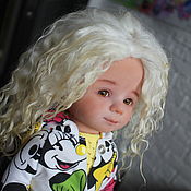 Материалы для творчества handmade. Livemaster - original item Available doll wig 11". Handmade.