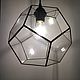 Order The lamp is a geometric dodecahedron in the loft style. tiffanarium (Tiffanarium). Livemaster. . Ceiling and pendant lights Фото №3