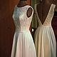 Wedding long dress with back cutout 'Elegant', Dresses, Moscow,  Фото №1