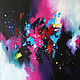 Acrylic painting 'Fireworks colors' 50/50 cm, Pictures, Sochi,  Фото №1