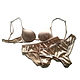 A set of underwear made of natural silk with two panties Beige, Underwear sets, St. Petersburg,  Фото №1