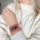 Bracelet with a large quartz stone coral color. Amulet. БРАСЛЕТЫ- ТАЛИСМАНЫ. My Livemaster. Фото №4