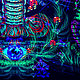 UV luminous painting 'Sacred Cobra'. Ritual attributes. Fractalika. My Livemaster. Фото №4