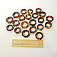 Amber ring 'Nut 8 faces' R-143. Rings. Amber shop (vazeikin). My Livemaster. Фото №5