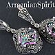 Комплект из серебра радужный топаз и марказиты  Armenian Spirit. Комплекты украшений. Armenian Spirit. Ярмарка Мастеров.  Фото №5
