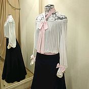 Одежда handmade. Livemaster - original item Blouse from the late 19th century Reconstruction. Handmade.