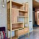 Ash wood shelving (the project of the residential complex 'Zilart'), Shelving, Ivanovo,  Фото №1
