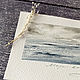 Миниатюра "Фрагменты" акварель  (море, пейзаж). Картины. 'Море внутри' Надежда. Ярмарка Мастеров.  Фото №4