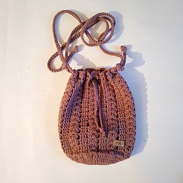 Сумки ручной работы. Ярмарка Мастеров - ручная работа Сумочка- кисет Pure Fiber (11). Handmade.