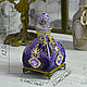 Order Bottle for perfume, oils ' VIOLET'. Decoupage. Livemaster. . Aromatic diffusers Фото №3