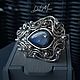 Women's ring with labradorite blue ' Hecate'. Ring. Del-moro. My Livemaster. Фото №4