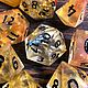Дайсы ручной работы, кубики для ДНД DnD pathfinder нри «Пески времени», Фишки и кости, Хотьково,  Фото №1