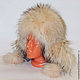 Меховая шапка ушанка из крашенного енота, Шапка-ушанка, Москва,  Фото №1