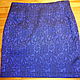 Skirt womens blue black. Skirts. Skirt Priority (yubkizakaz). Online shopping on My Livemaster.  Фото №2