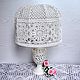 Lace lampshade for a table lamp, crocheted, Lampshades, Moscow,  Фото №1