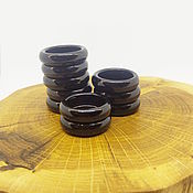 Украшения handmade. Livemaster - original item 17.25 Black Obsidian Ring (nco1725). Handmade.