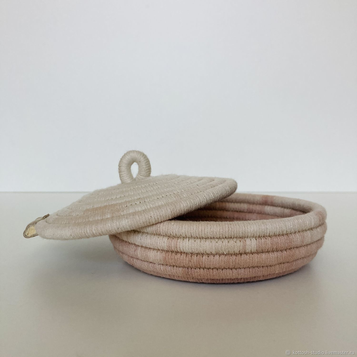 Мини корзина для хранения с крышкой 14 см х 6 см купить в интернет ...