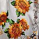 Order Women's embroidered blouse 'Golden sunflower' LR2-249. babushkin-komod. Livemaster. . Blouses Фото №3