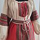 Dress Russian Slavic 'Darina' linen long. Folk dresses. Kupava - ethno/boho. My Livemaster. Фото №5