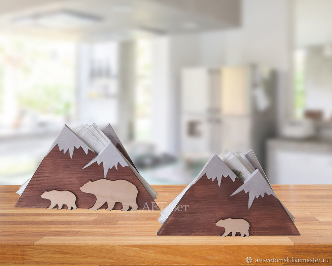 Салфетницы деревянные для кухни. Сканди. в интернет-магазине на Ярмарке ...