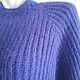 Свитер из пуха норки. Свитеры. Knitted by Elena. Ярмарка Мастеров.  Фото №5