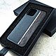 Premium iPhone Leather Metal Wood - кожаный чехол iPhone. Чехол. Euphoria HM. Ярмарка Мастеров.  Фото №5