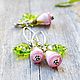 Комплект lampwork "Колокольчики". Комплекты украшений. Специально для Тебя!    (Ольга) (ranneva). Ярмарка Мастеров.  Фото №4