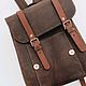 Order Backpack genuine leather handmade. titla. Livemaster. . Backpacks Фото №3